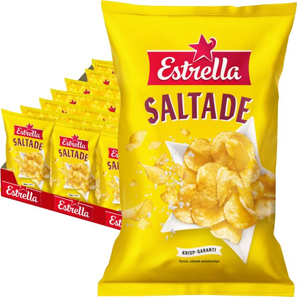 Estrella Potatischips 40g - 27st | Default Start Page - Alla kategorier - Chips & Snacks - Chips - Potatischips | Gottegrisen