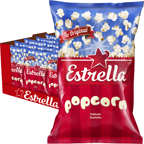 Estrella Popcorn 65g x 15 st | Default Start Page - Alla kategorier - Chips & Snacks - Popcorn | Gottegrisen
