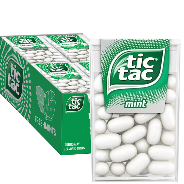Tic Tac Mint 18g x 12st | Default Start Page - Alla kategorier - Godis - Storpack | Gottegrisen