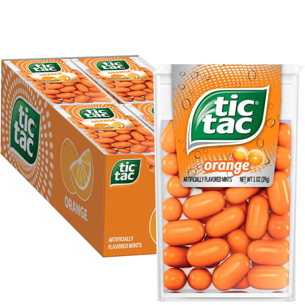 Tic Tac Orange 18g x 12st | Default Start Page - Alla kategorier - Godis - Storpack | Gottegrisen