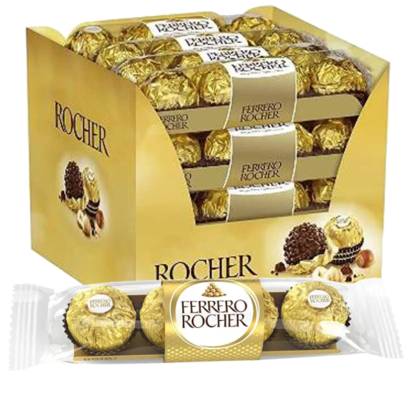 Ferrero Rocher 4-pack x 16st | Default Start Page - Alla kategorier - Godis - Säsongsvaror - Påskgodis | Gottegrisen