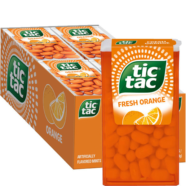 Tic Tac Orange 24 x 54 g | Default Start Page - Alla kategorier - Godis - Storpack | Gottegrisen