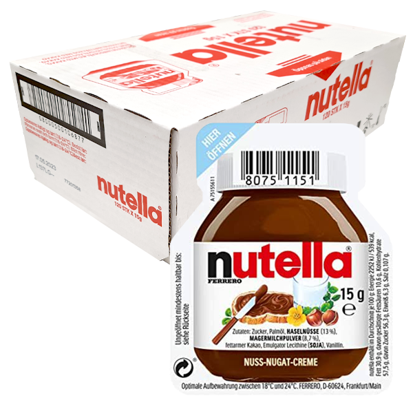 Nutella 120st x 15g | Default Start Page - Alla kategorier - Godis - Choklad | Gottegrisen