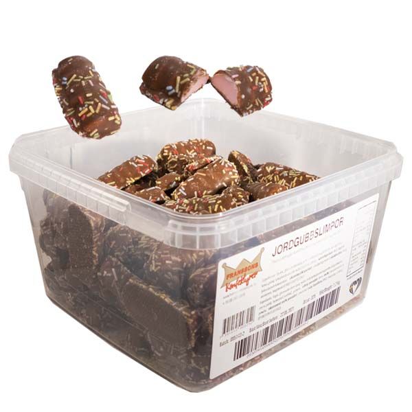 Franssons Jordgubbslimpor 1,2kg | Default Start Page - Alla kategorier - Godis - Choklad | Gottegrisen