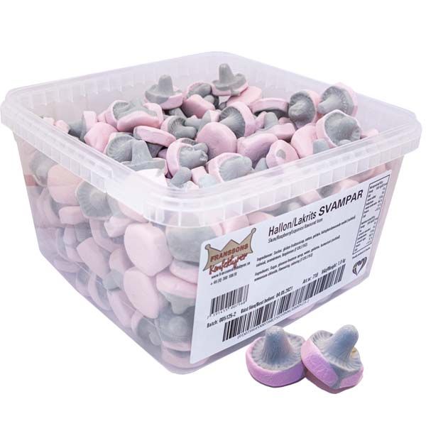 Hallon/lakritssvampar 1kg |  | Gottegrisen