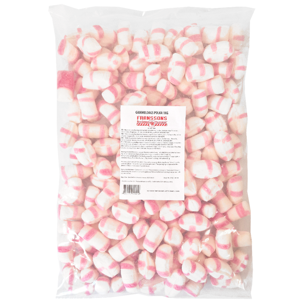 Franssons Gammeldags Polka 1kg | Default Start Page - Alla kategorier - Godis - Säsongsvaror - Julgodis | Gottegrisen