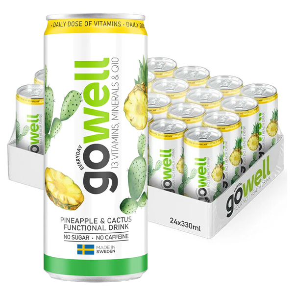 Gowell Ananas/Kaktus 33cl x 24st |  | Gottegrisen