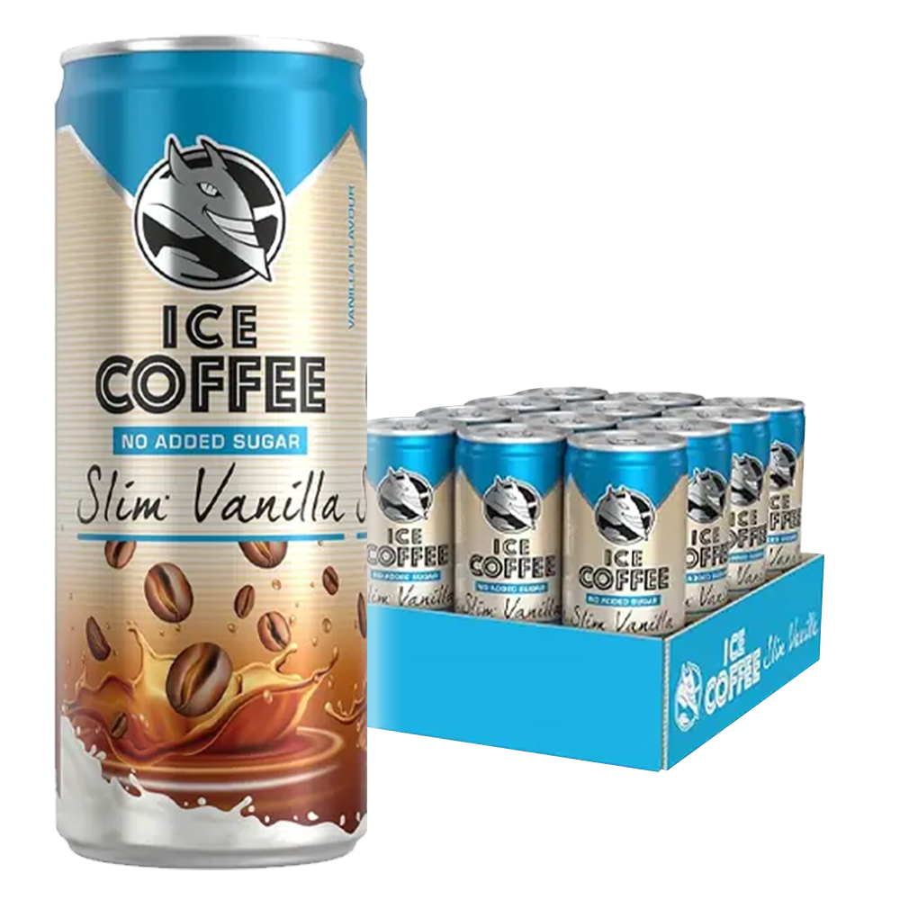 HELL Ice Coffee Slim Vanilla 25cl x 12st | Default Start Page - Alla kategorier - Drycker - Kaffe & Iskaffe | Gottegrisen