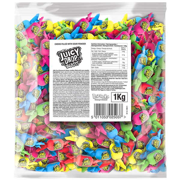 Juicy Drop Blasts 1kg | Default Start Page - Alla kategorier - Nyheter - Nyheter 2023 - Godis - Nyheter 2023 | Gottegrisen