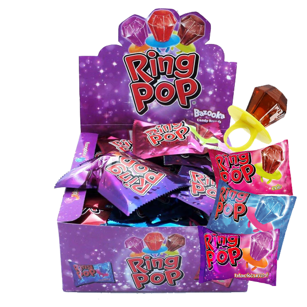 Ring Pop 10g x 24st | Default Start Page - Alla kategorier - Godis - Påsar & Stycksaker - Roliga Stycksaker | Gottegrisen