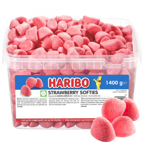 Haribo Strawberry Softies | Default Start Page - Alla kategorier - Godis - Lösvikt | Gottegrisen