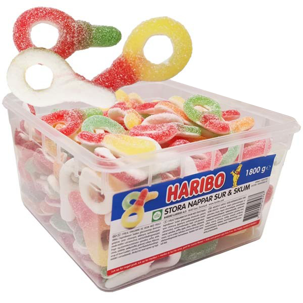 Stora Nappar Sur & Skum 1,8 kg | Default Start Page - Alla kategorier - Godis - Lösvikt | Gottegrisen