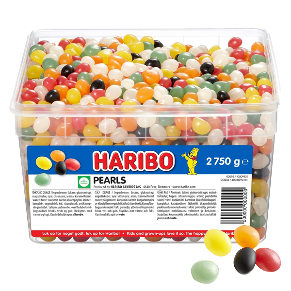 Haribo Pearls 2,75kg | Default Start Page - Alla kategorier - Godis - Lösvikt | Gottegrisen