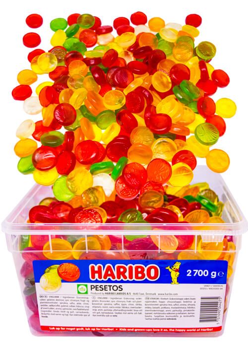 Haribo Pesetos - 2,7 kg | Default Start Page - Alla kategorier - Godis - Lösvikt | Gottegrisen