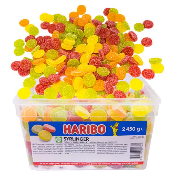 Haribo Syrlingar 2,45kg | Default Start Page - Alla kategorier - Godis - Lösvikt | Gottegrisen