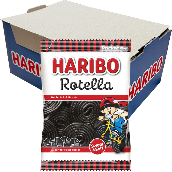 Haribo Rotella 80g x 30st | Default Start Page - Alla kategorier - Godis - Påsar & Stycksaker - Godispåsar | Gottegrisen