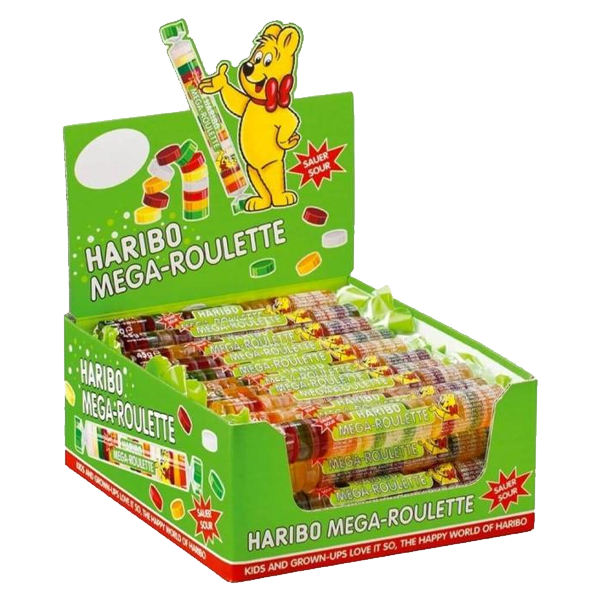 Haribo Mega Roulette Sour 40st x 45g | Default Start Page - Alla kategorier - Godis - Storpack | Gottegrisen