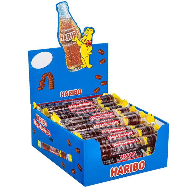 Haribo Mega Roulette HappyCola 40st 45st | Default Start Page - Alla kategorier - Godis - Storpack | Gottegrisen