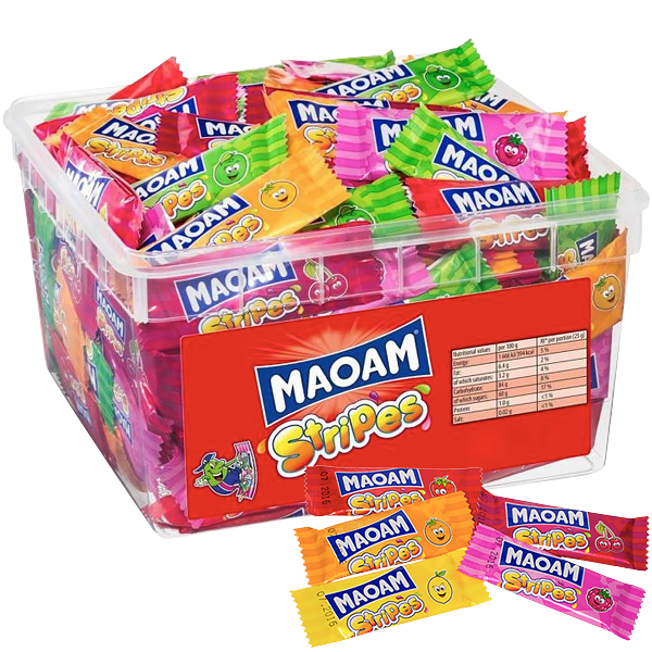Haribo MAOAM Stripes 1,05kg | Default Start Page - Alla kategorier - Godis - Lösvikt | Gottegrisen