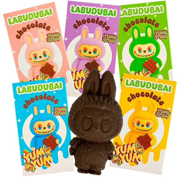 5st - LABUDUBAI Chocolate 30g | Default Start Page - Alla kategorier - Godis - Choklad | Gottegrisen