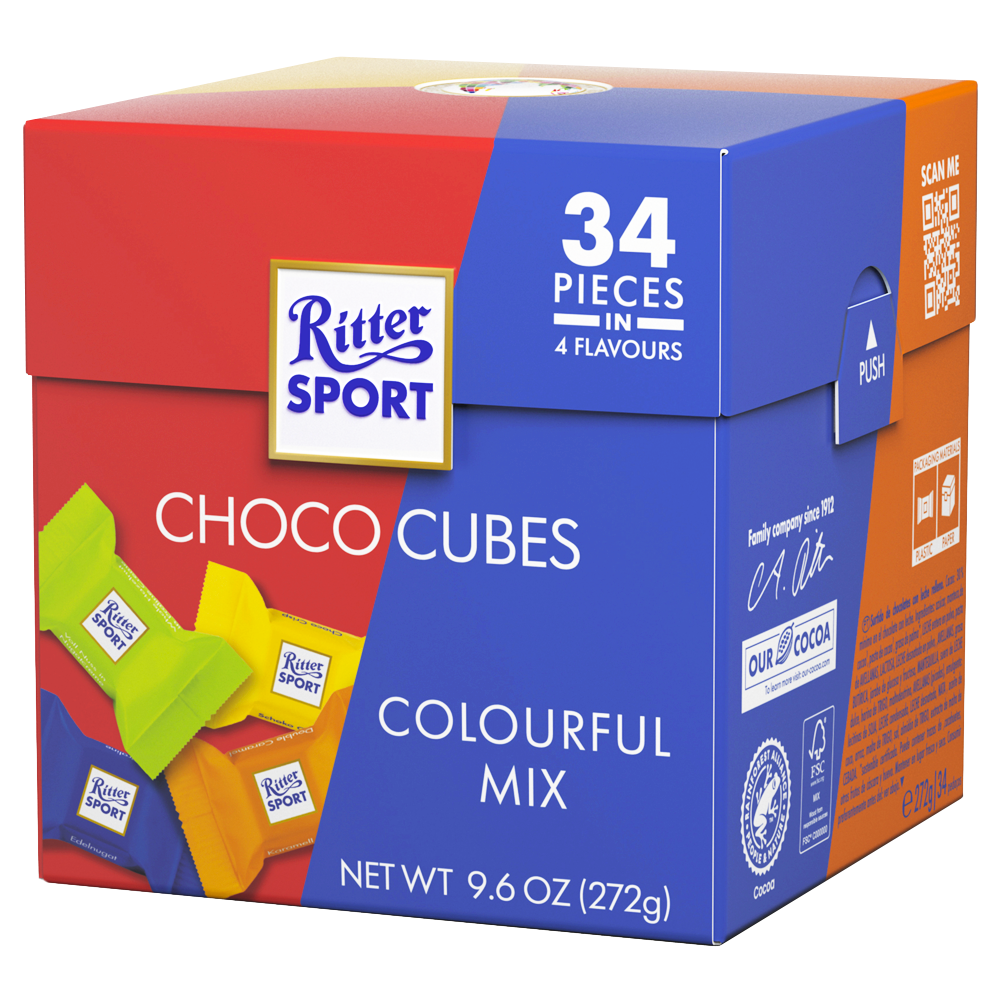 Ritter Sport Choco Cubes Mix 272g | Default Start Page - Alla kategorier - Godis - Choklad | Gottegrisen