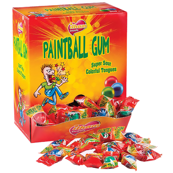 Paintball Bubble Gum Automat - 200st | Default Start Page - Alla kategorier - Godis - Tuggummi - Godistuggummi | Gottegrisen