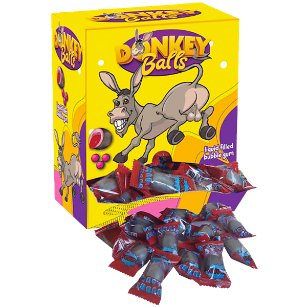 Donkey Balls Bubble Gum Automat - 200st | Default Start Page - Alla kategorier - Godis - Tuggummi - Godistuggummi | Gottegrisen