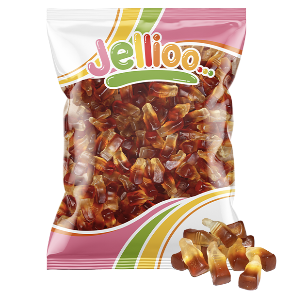 Colaflaskor 1kg | Default Start Page - Alla kategorier - Varumärken - Jellioo - Jellioo Gelégodis | Gottegrisen