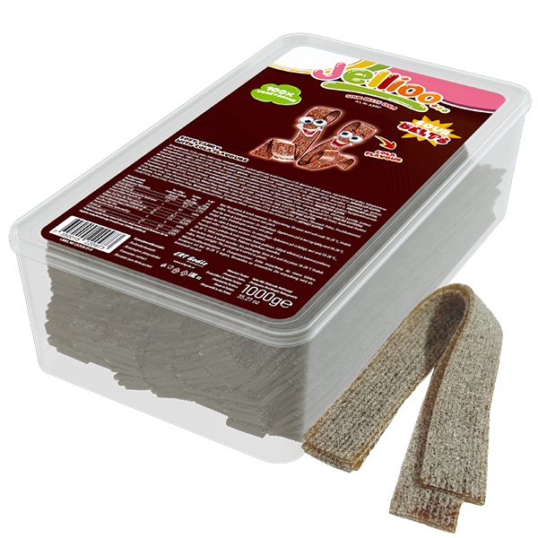 Syrliga remmar Cola 1kg | Default Start Page - Alla kategorier - Varumärken - Jellioo - Jellioo Godisremmar & Band | Gottegrisen