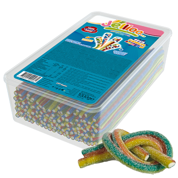 Sour Pencils Rainbow 1kg | Default Start Page - Alla kategorier - Varumärken - Jellioo - Jellioo Godisremmar & Band | Gottegrisen