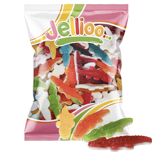 Jellioo Big Crocodiles 1kg | Default Start Page - Alla kategorier - Varumärken - Jellioo | Gottegrisen