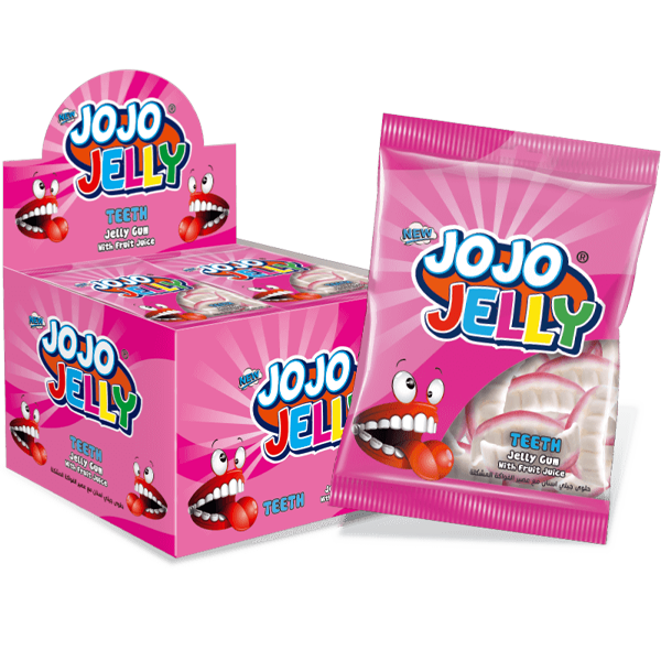 JoJo Jelly Teeth 20g x 170st | Default Start Page - Alla kategorier - Godis - Påsar & Stycksaker - Godispåsar | Gottegrisen