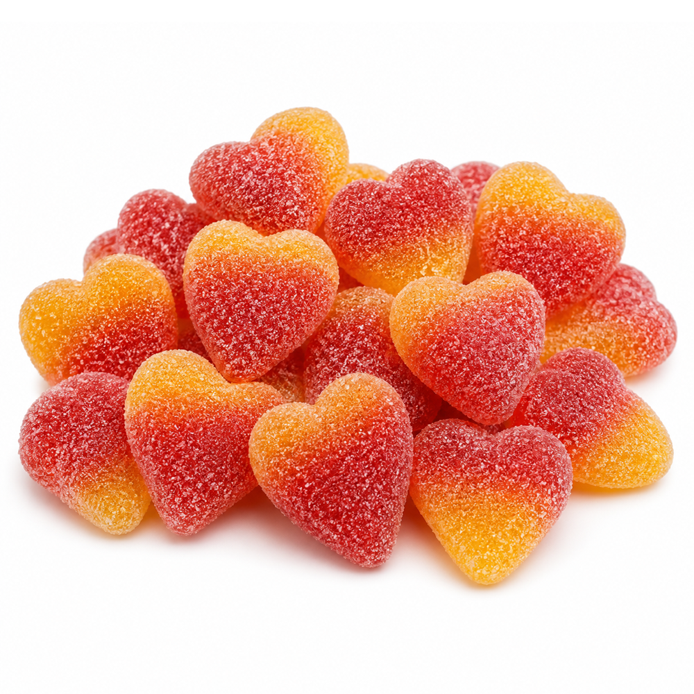 Jellioo Peach Heart Sour 1kg