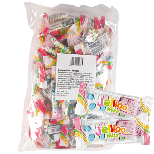 Jellioo Armband med Klocka Inslagen 1kg | Default Start Page - Alla kategorier - Varumärken - Jellioo | Gottegrisen