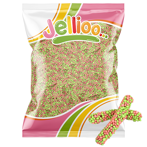 Jellioo Geeks Worms Green&Pink 2kg | Default Start Page - Alla kategorier - Varumärken - Jellioo - Jellioo Gelégodis | Gottegrisen