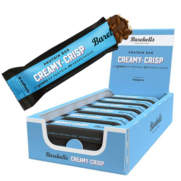 Barebells Creamy Crisp 55g x 12st | Default Start Page - Alla kategorier - Hälsa - Proteinbars | Gottegrisen