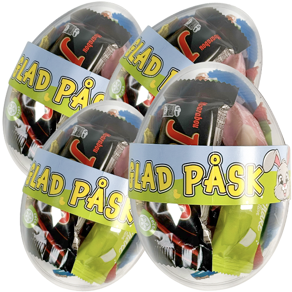 4st Påskägg Godis 169g | Default Start Page - Alla kategorier - Godis - Säsongsvaror - Påskgodis - Perfekt till företag | Gottegrisen