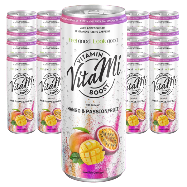 Vitami Mango & Passionfruit 33cl x 24st | Default Start Page - Alla kategorier - Nyheter - Nyheter 2025 - Dryck - Nyheter 2025 | Gottegrisen
