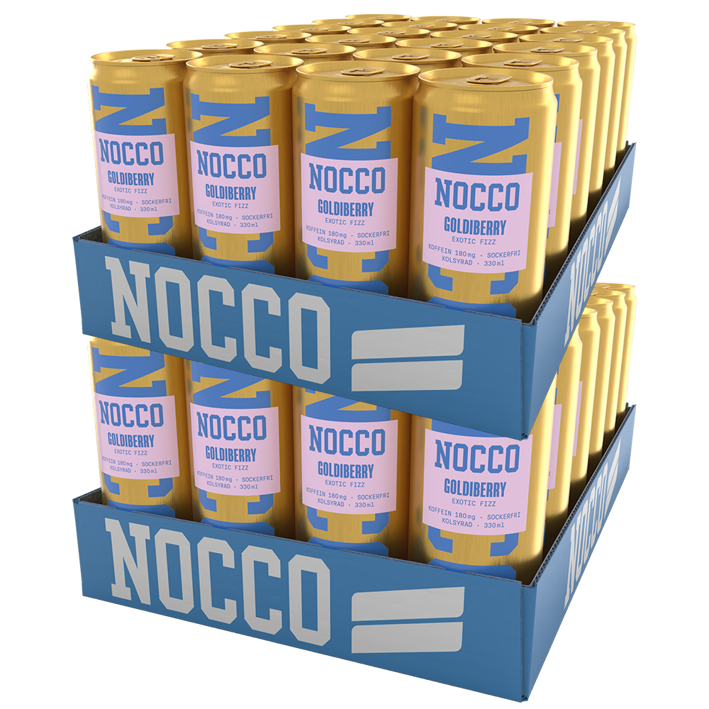 Nocco Goldiberry Exotic Fizz 33cl x 48st