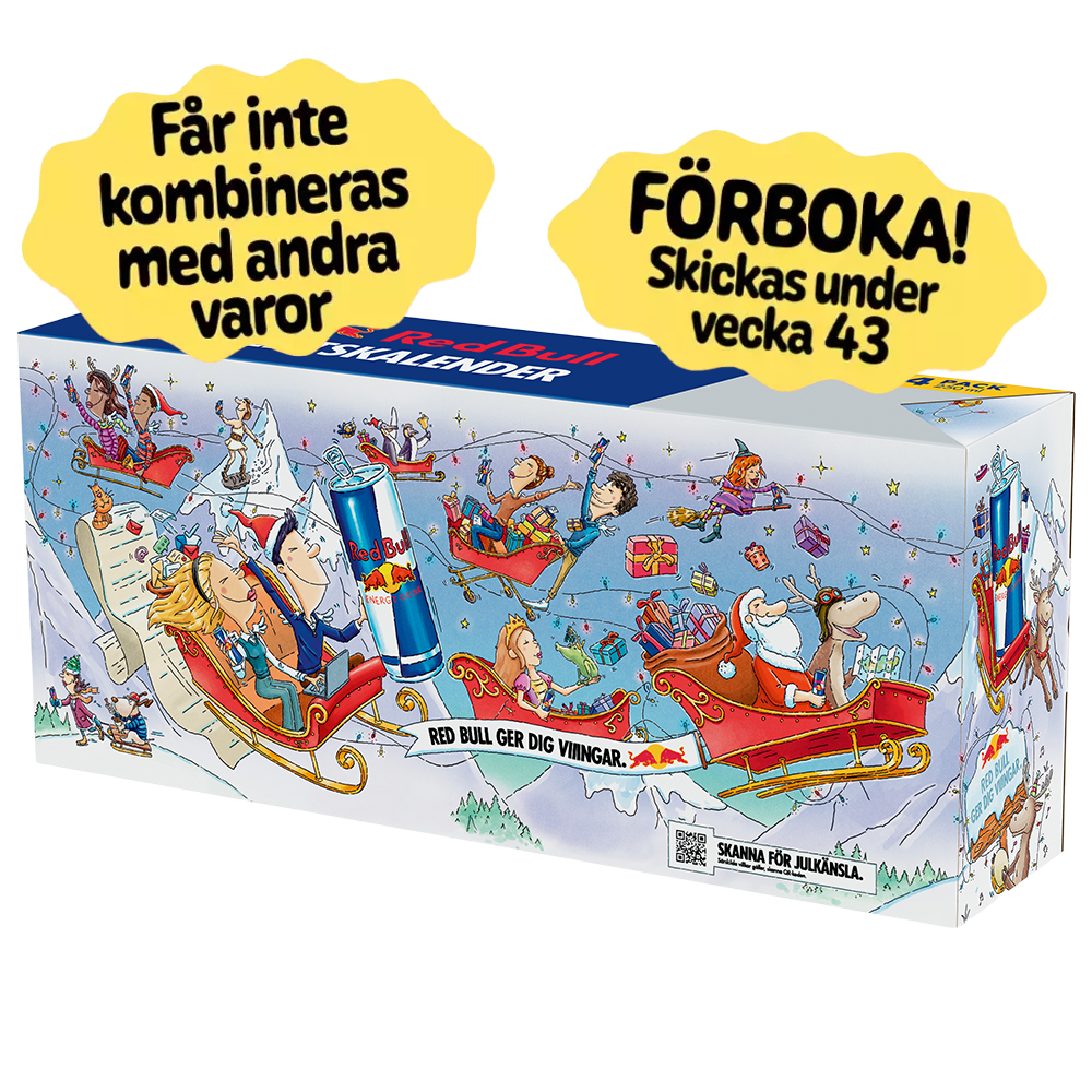 Red Bull adventskalender 2026