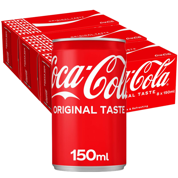 Coca Cola Mini Can 24-pack 15cl | Default Start Page - Alla kategorier - Drycker - Läsk | Gottegrisen