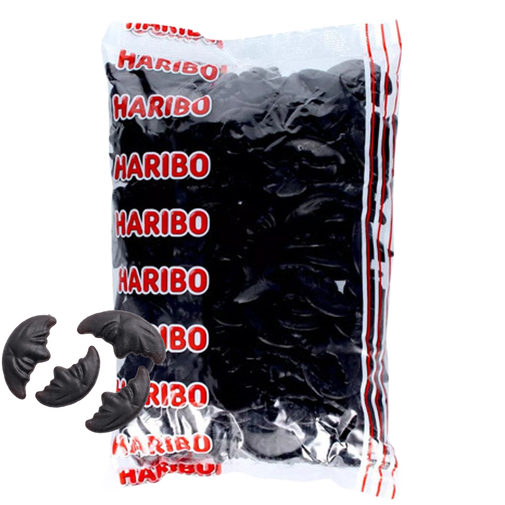 Haribo Lakrits Halvmånar 3kg