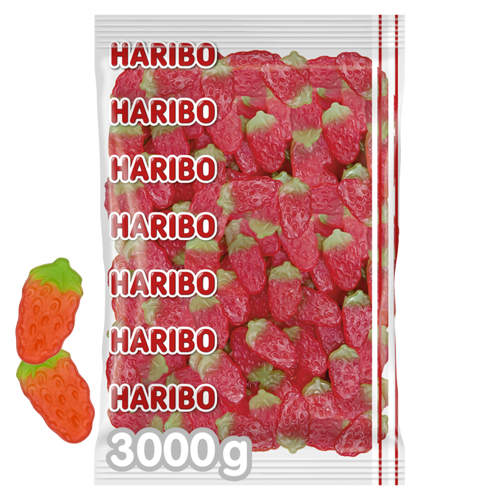Haribo Jättejordgubbar 3kg