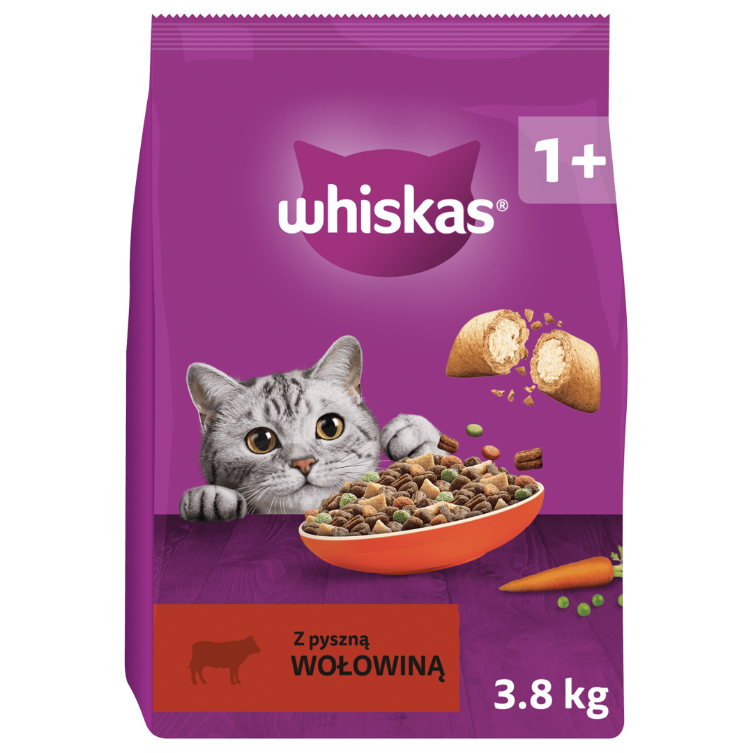 Whiskas Dry Beef 3,8kg