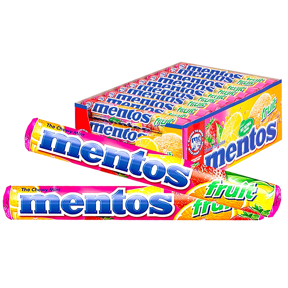 Mentos Frukt 40st x 37,5g | Default Start Page - Alla kategorier - Godis - Storpack | Gottegrisen
