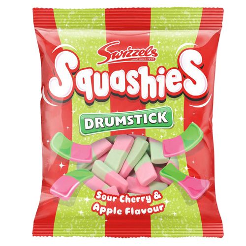 Squashies Sour Cherry & Apple 140g | Default Start Page - Alla kategorier - Nyheter - Nyheter 2026 - Godis - Nyheter 2026 | Gottegrisen