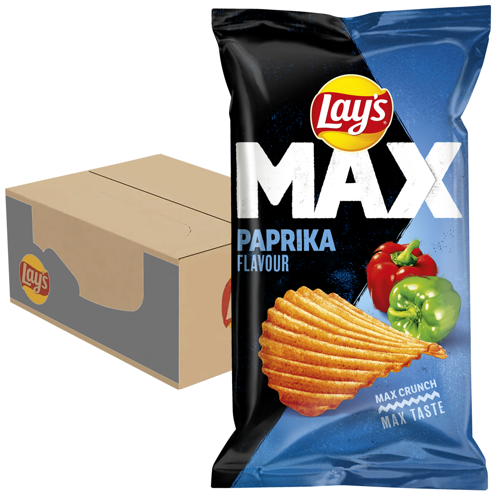 Lay´s Max Paprika 22st x 185g |  | Gottegrisen