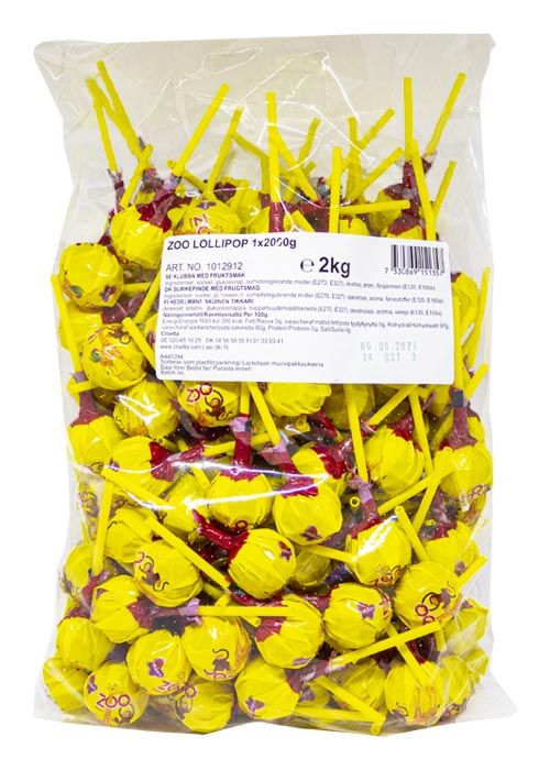 Malaco Zoo Klubba 2kg | Default Start Page - Alla kategorier - Godis - Lösvikt | Gottegrisen