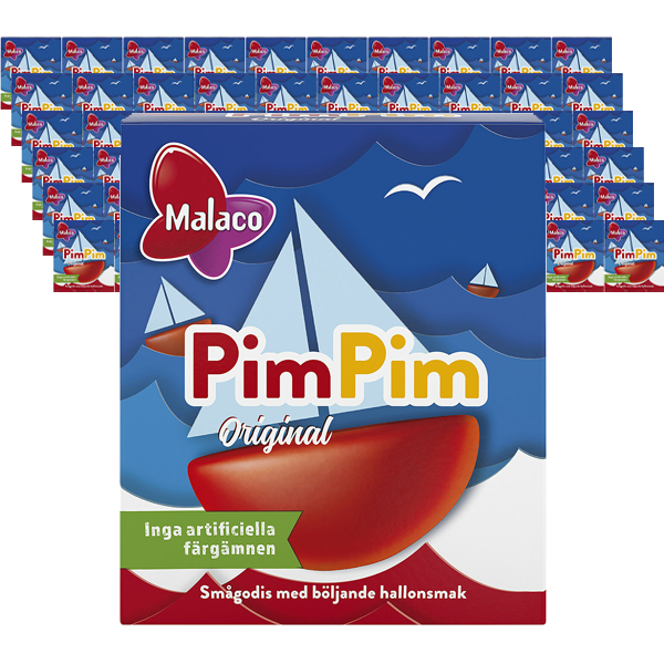 PimPim Tablettask 60st x 20g | Default Start Page - Alla kategorier - Varumärken - Malaco | Gottegrisen