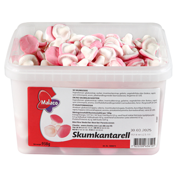 Malaco Skumkantarell 0,938kg | Default Start Page - Alla kategorier - Godis - Lösvikt | Gottegrisen